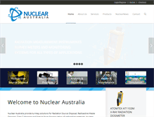 Tablet Screenshot of nuclearaustralia.com.au